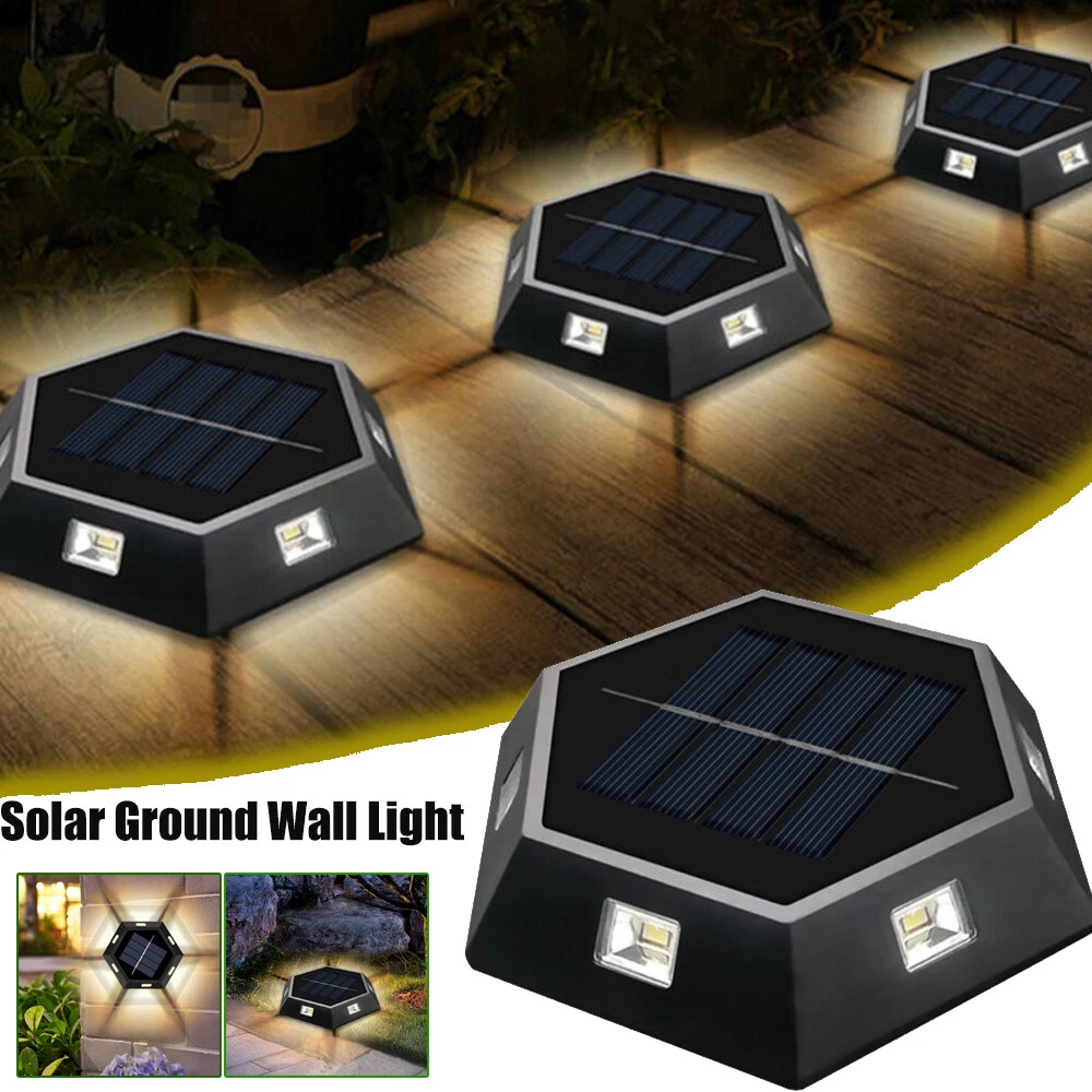 Solar panel step sales lights
