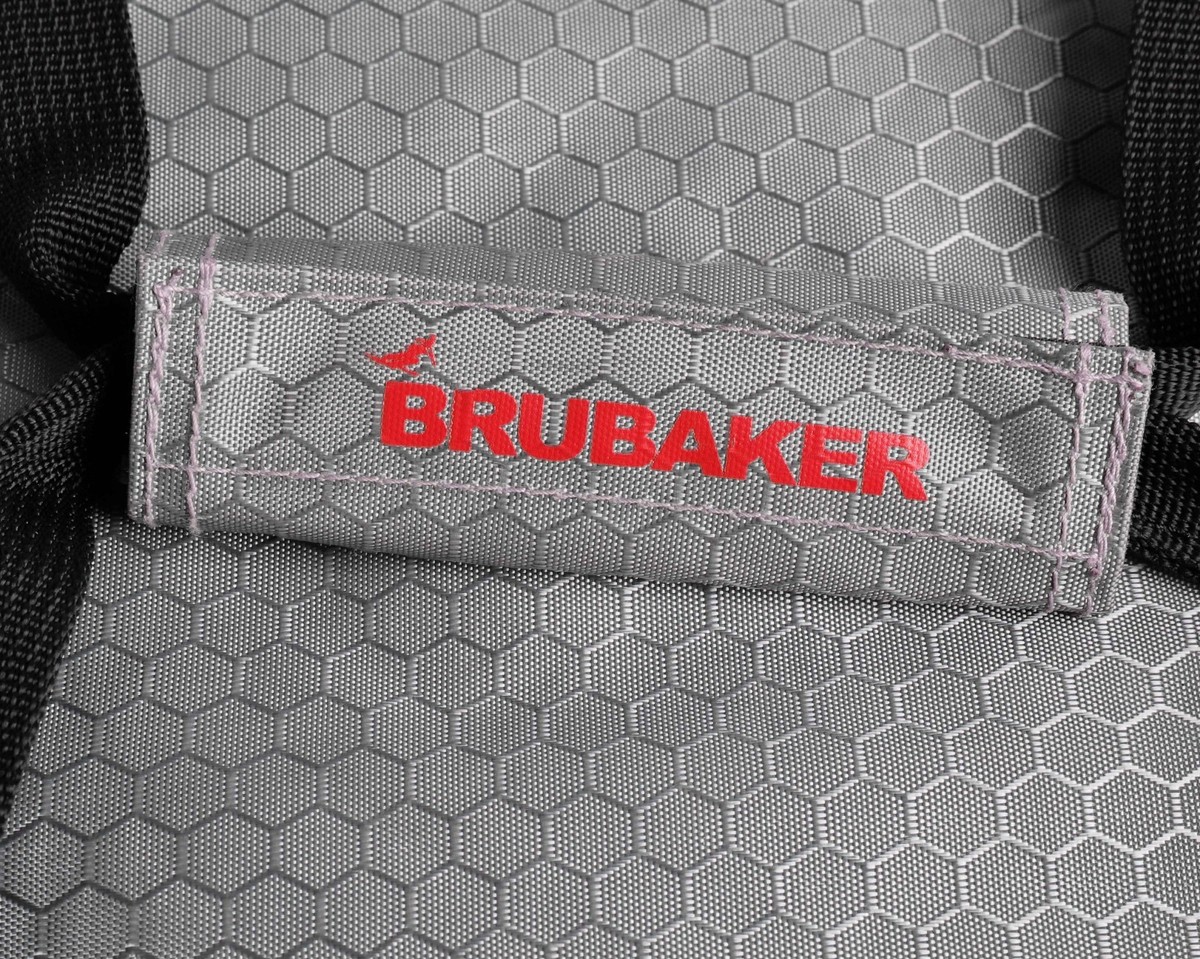 Borsa Porta Scarponi Sci Brubaker SuperTec - Con Spazio Casco, Rosso-argento - Foto 7