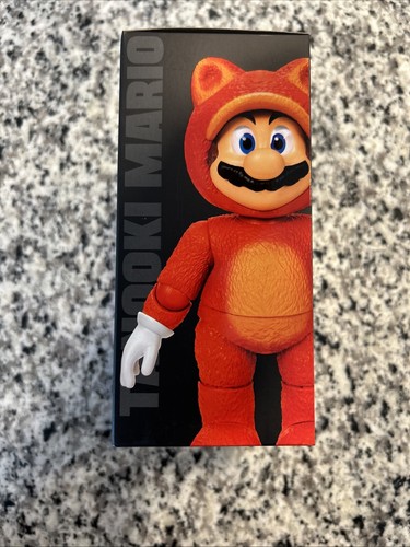 Nintendo Super Mario Bros Movie Tanooki Action Figure Toy 2023 Jakks Pacific - Picture 5 of 6