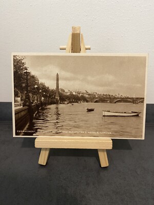 Vintage Postcard, Embankment, Somerset House, London, W. Straker's Series