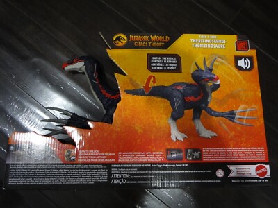 Jurassic World Chaos Theory Slash 'N Roar Therizinosaurus 2024 New