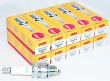 10 Pack Genuine Authentic NGK 6422 Nickel Spark Plugs BPR7HS