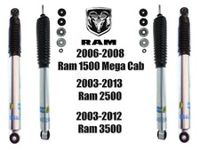 Bilstein B8 5100 Front Rear Shocks For 06-08 Ram 1500 03-13 25003500 4wd Trucks