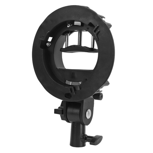 S Type Bracket For Bowens Mount Holder S Type Bracket Holder For Speedlite VIS - Picture 4 of 12