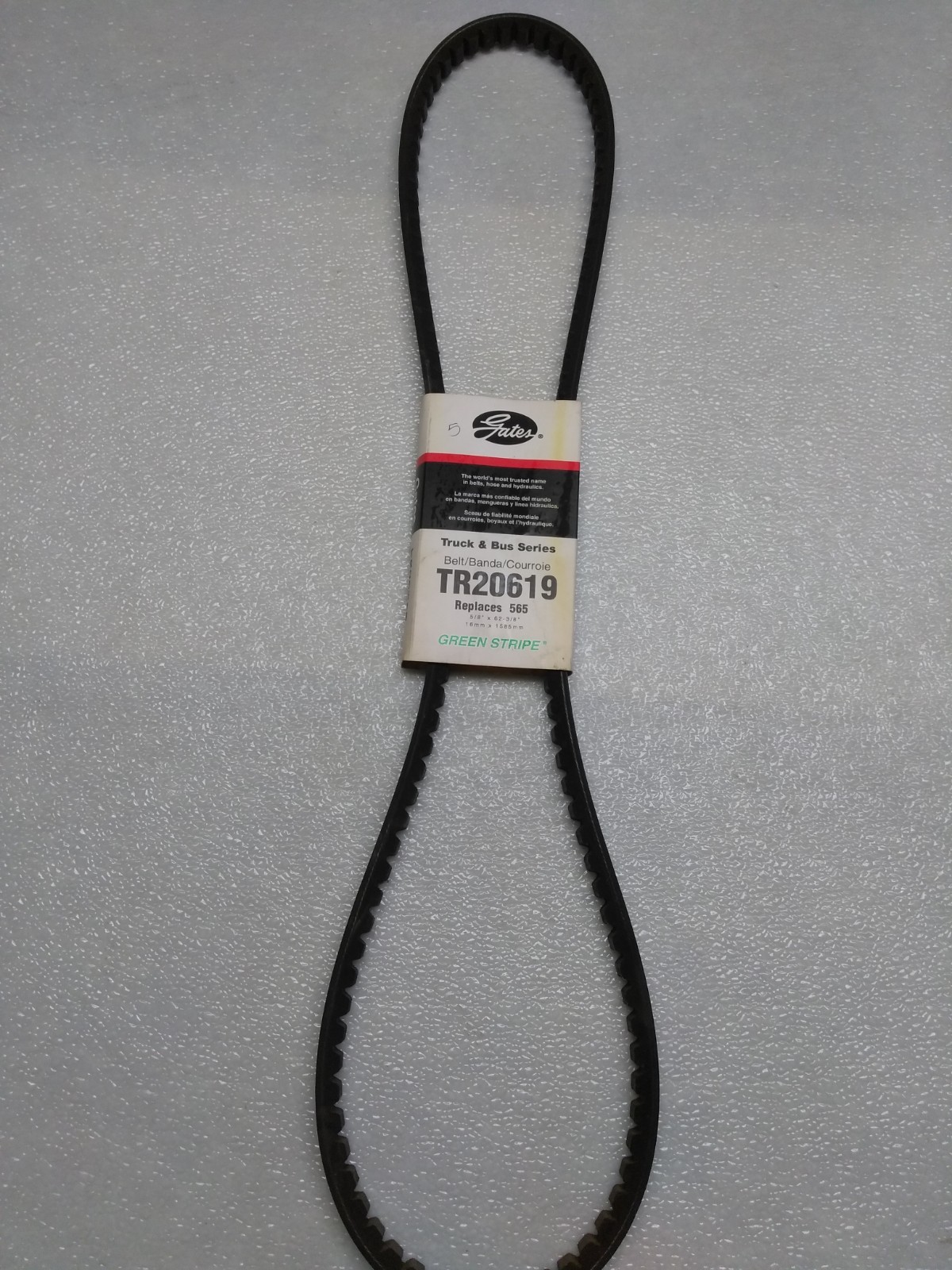 Gates Green Stripe Belt Part TR20619 eBay