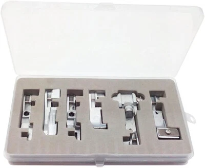 Overlock Serger 6 Presser Feet Set for Singer 14CG754 14SH654 14SH754 14hd854