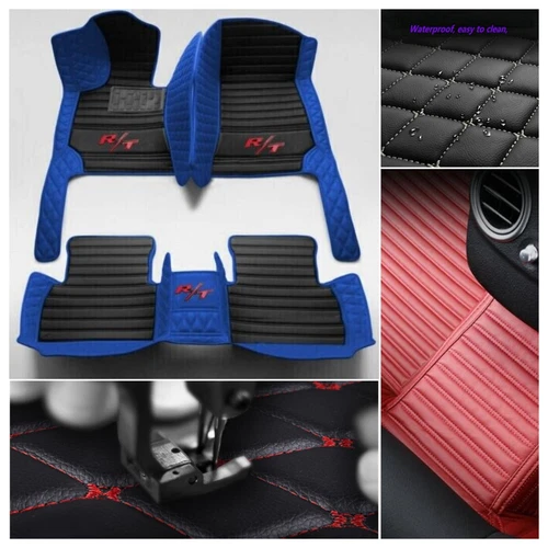 For Dodge Charger Challenger Car Floor Mats RT Carpets Rugs Liners Waterproof - Imagen 11 de 32