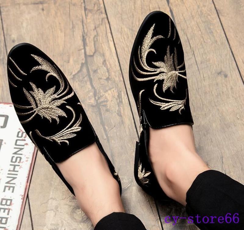 SAOLA Mocassini uomo slip on ricamati business Oxford scarpe eleganti casual nuovi