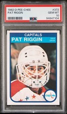 ! 1982 O-PEE-CHEE 372 PAT RIGGIN PSA 10