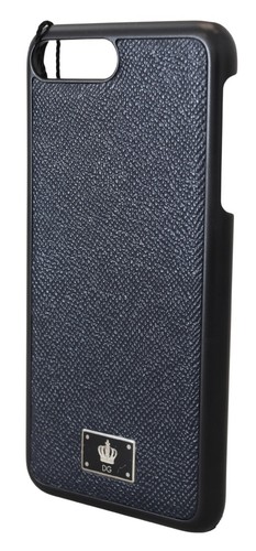 DOLCE & GABBANA Phone Case Cover Blue DG Silver Logo iPhone 7-8 Plus RRP $300 - Picture 2 of 7