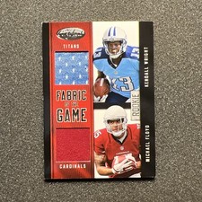 2012 Certified KENDALL WRIGHT & MICHAEL FLOYD #8 Fabric Of The Game /149 JERSEY
