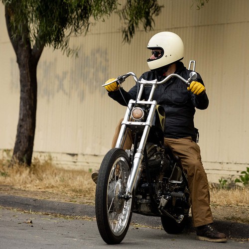 Gringo ECE R22.06 Helmet - Gloss Vintage White - Foto 13 di 24