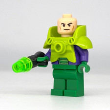 LEGO Lex Luthor en armadura de batalla con minifigura bláster sh292 sh0292 DC 10724
