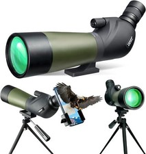 Gosky 20-60x60 HD Spotting Scope w/ Tripod, Carrying Bag, Spotter Phone Adapter
