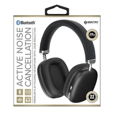 SENTRY Bluetooth Pro Headset with Active Noise Canceling Black Flat Folding