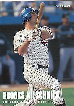 1996 Fleer Update #U112 Brooks Kieschnick Chicago Cubs Baseball Card