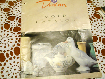 Catalogue Moules Céramique Duncan 1986 - Vintage USA - Index - Bon État