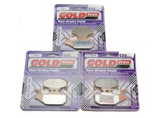 Goldfren S33 Bremsbel&auml;ge vorne & hinten f&uuml;r Bombardier/Brp DS 650 Baja/X 2001-2006