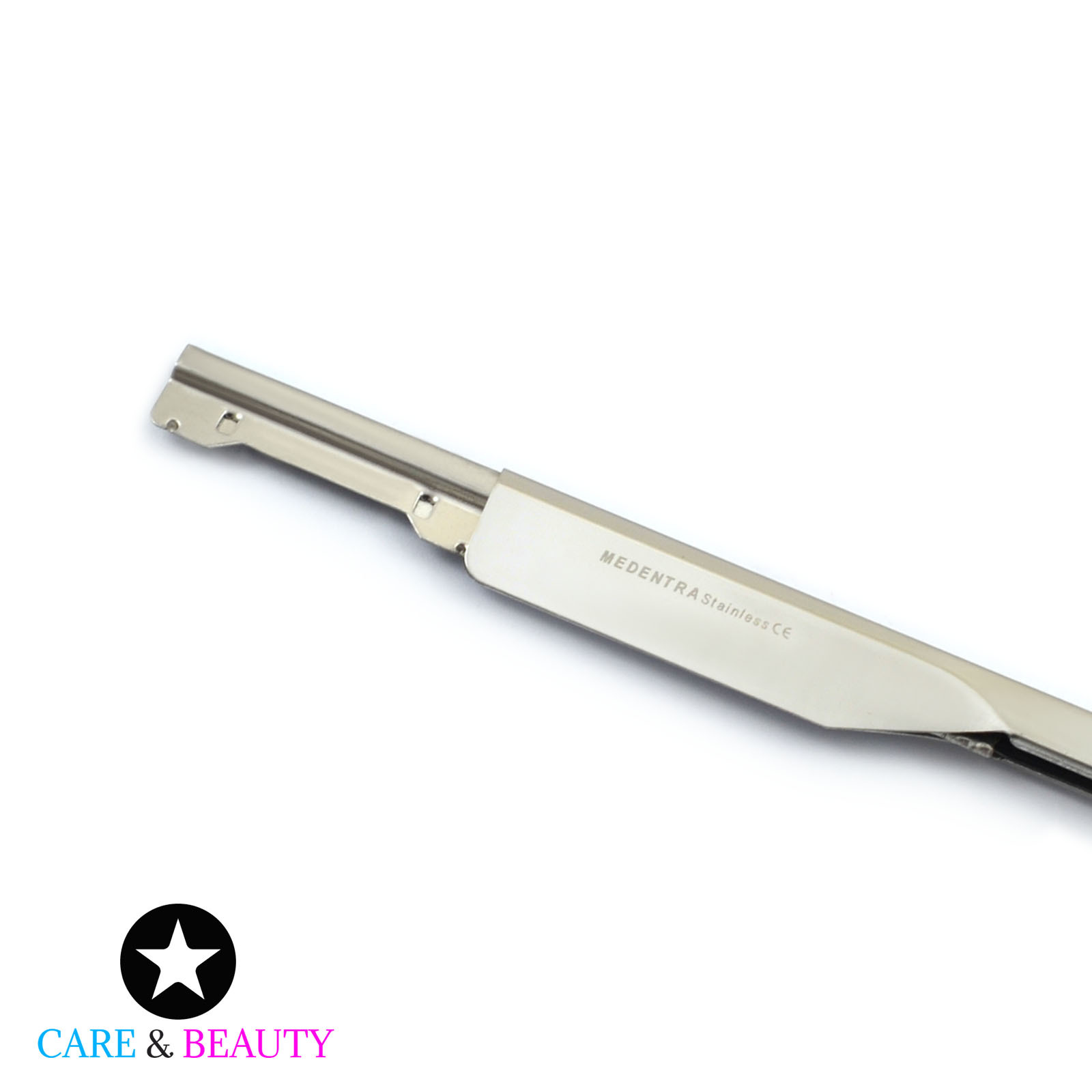 Barber Salon Straight Cut Throat Shaving Tool White Handle Folding