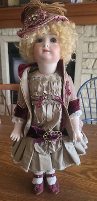 Vintage Doll Artist Darlene Lane Bisque Head A.H. French 18