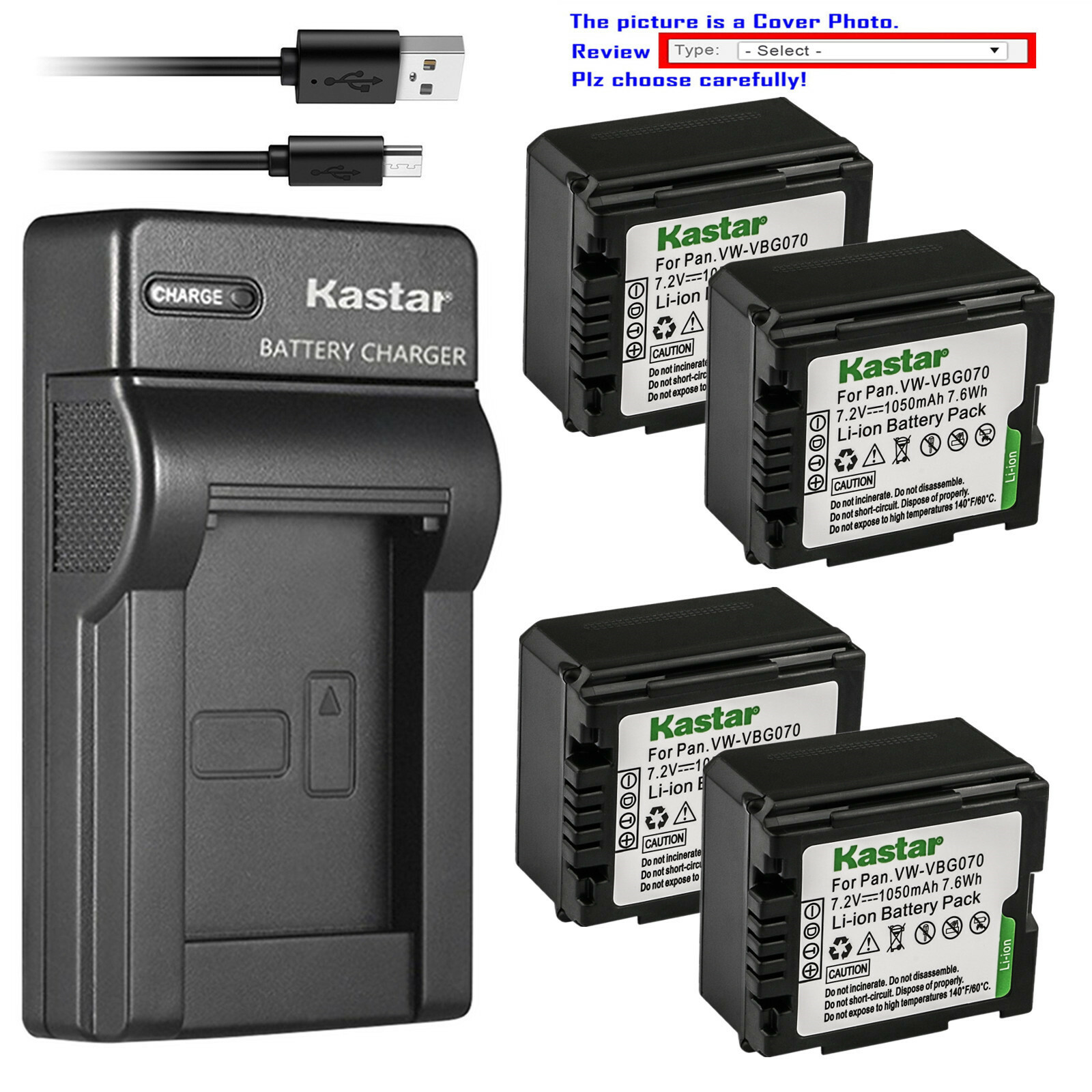 vhbw 3x batteria compatibile con Panasonic HDC-SD600
