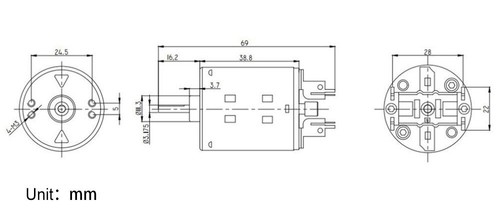 Surpass Hobby 540 21T Bürstenmotor für 1/10 HSP HPI Wltoys Kyosho Tamiya RC Auto - Picture 6 of 6