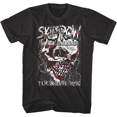 SKID ROW cd lgo Slave to the Grind SKULL CHAIN '91-'92 Official SHIRT LRG New