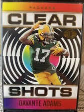 2021 Panini Illusions Football DAVANTE ADAMS Clear Shots Insert #CS-8 Packers