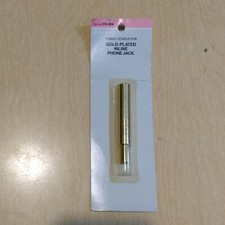Radio Shack 274-859 Three-Conductor Gold-Plated Inline Phone Jack NEW