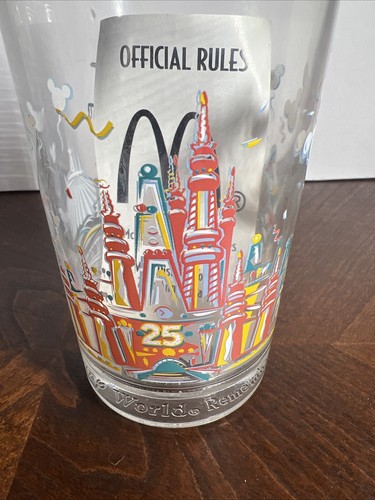 McDonalds 1996 Walt Disney World Remember The Magic 25th Anniversary Gläser (3) - Bild 10 von 13