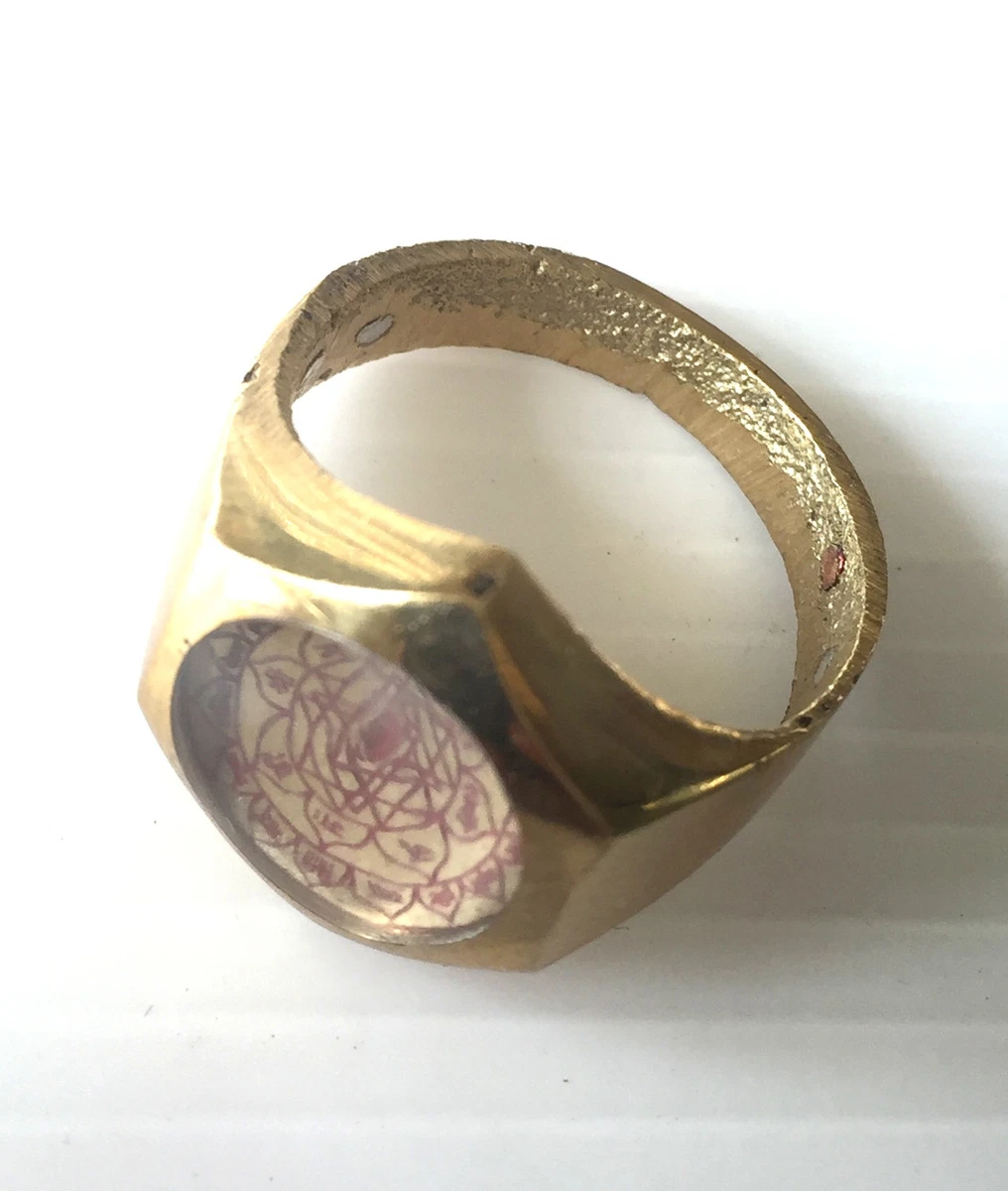Sri yantra deals silver ring