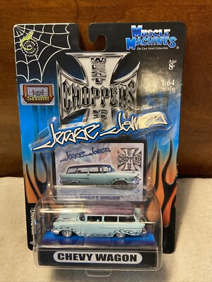 1:64 Jesse James 1957 Chevy Wagon Lowrider West Coast Choppers Muscle Machines