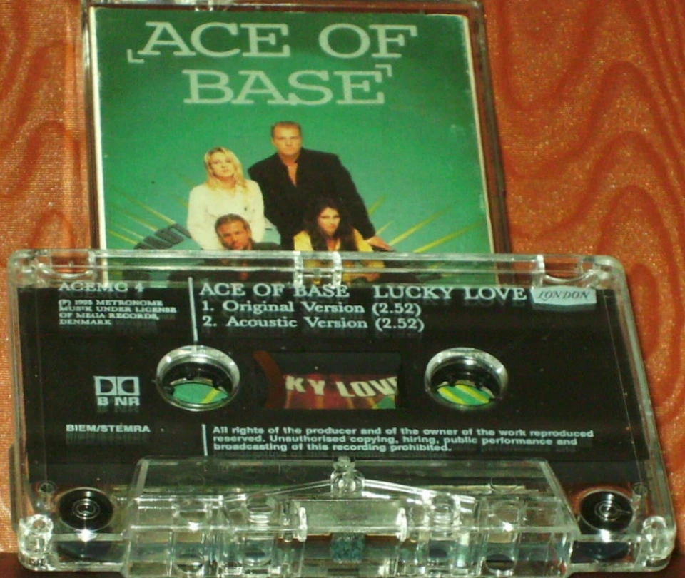 Ace Of Base Lucky Love CASSETTE SINGLE Electronic Pop Synth-pop, Europop - Image 2 of 4