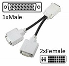 HP DMS-59 to vers 2x DVI double MONITOR SPLITTER CABLE Y P/N 338285-009