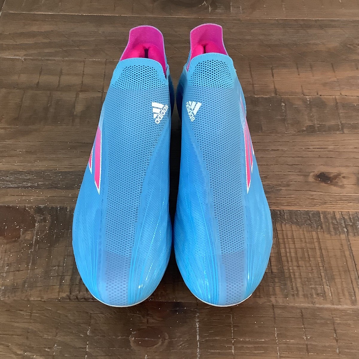 Adidas Mens X Speedflow+ FG GW7435 Cyan Blue Soccer Cleats
