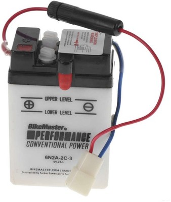 BikeMaster Standard Battery 6N2A-2C-3 Conventional 6V