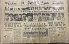 1932 LOT 46 SPORTING NEWS NEWSPAPERS VERY RARE Nice RUTH COBB Near Complete Run