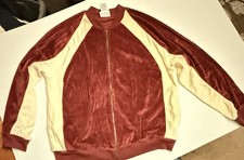 Vintage Irvine Park Velour 2pc Track Jacket And Pants Size XLG Tony Soprano