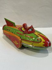 VINTAGE 2001 SCHYLLING COLLECTOR SERIES METAL ROCKET RACER FRICTION POWER TOY