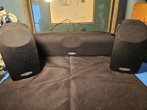 Polk Audio 1 TL1 Compact Center Channel Speaker TL150 TL-1 2 Satellite Speakers