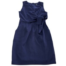 Lulus Dress Women Medium Blue Zealous Love Tie Front Mini Knotted Detail Pockets
