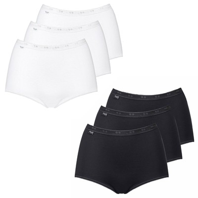 Sloggi Pure Sense Luxe Maxi - Confezione Da 4 Slip Donna Comodi E Coprenti