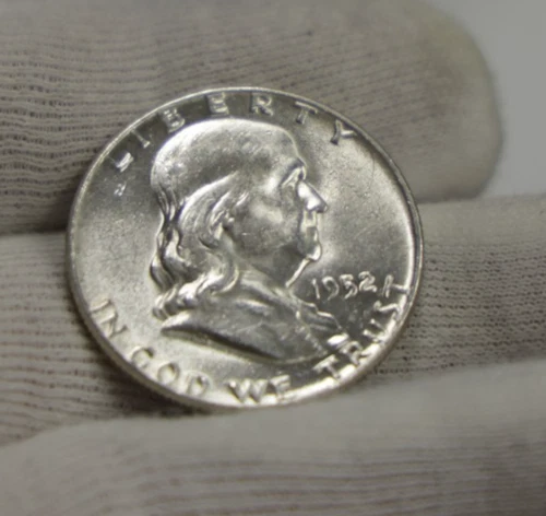 1952 US Franklin Half 50c Unc