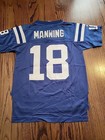 Reebok Peyton Manning Indianapolis Colts NFL Football Jersey Youth Small 8 Boys 