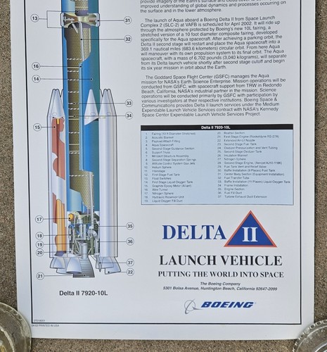 PÓSTER COHETE NASA BOEING DELTA II - Imagen 3 de 4