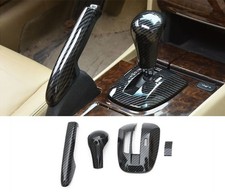 4pcs For Honda Accord 2008-2012 Carbon Fiber Gear Panel Handbrake Trim Cover