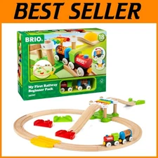 Creative Wooden Train Set - Compatible with All Tracks