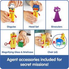 Numberblocks Super Secret Step Squad Headquarters Play Set, Toddler Doll Hous...