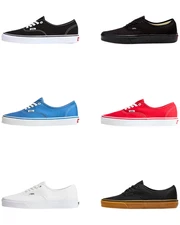 Vans Authentic Classic Unisex Skate Shoes Canvas Low Top Sneakers