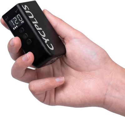 CYCPLUS AS2 PRO Tiny Fahrradpumpe Mit Manometer, Max 120 PSI Elektrofahrradpumpe
